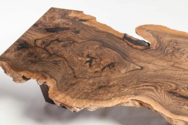 English Walnut Figured Coffee Table - 1800 x 600 x 450cm