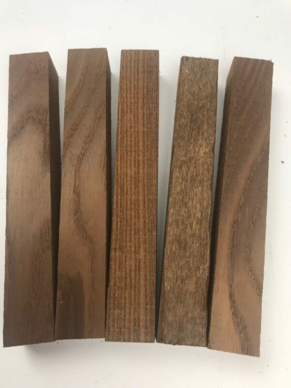 Roasted Ash Pen Blank 20 x 20 x 150mm - 1 Piece