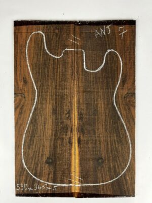 Anjan/ Indian Blackwood- Guitar Top -530 x 365 x 5 mm - ANJ 7