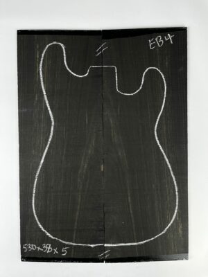 Ebony Guitar Top -530 x 380x 5 mm - EB4