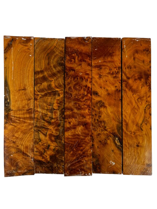 Thuya Burr Woodturning Square - 65 x 65 x 300 mm - (NO22) - Image 3